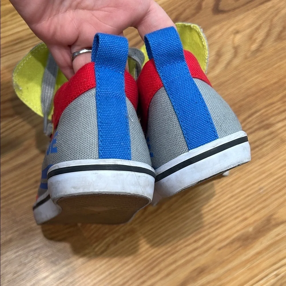 Feiyue Kids Sneakers - Red and Gray Elephant Design